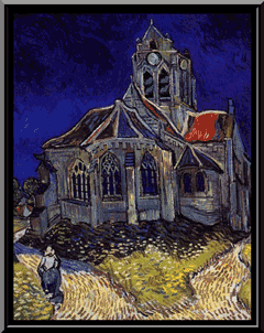 De kerk van Auvers
